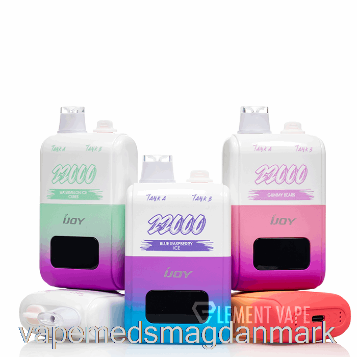 Vape Uden Nikotin Ijoy Sd22000 Engangs Colombiansk Kaffeis